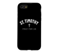 St. Timothy Catholic Patron Christian Saint Coque pour iPhone SE (2020) / 7/8