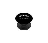 St. Timothy Catholic Patron Christian Saint PopSockets PopGrip Adhésif