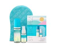 St.Tropez Kit de démarrage autobronzant Purity - Format voyage - Mousse d'eau bronzante 50 ml - Brume faciale 14 ml - Gant applicateur - Végétalien, naturel et sans cruauté envers les animaux