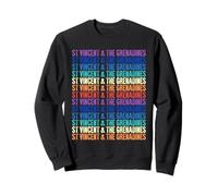St Vincent et Les Grenadines colorées Sweatshirt