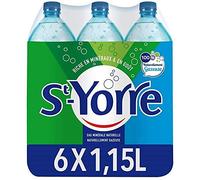 ST YORRE - Eau Minerale Naturelle Naturellement Gazeuse 6X1.15L - L'unité - Livraison Offerte