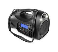 Vonyx ST016 - Système haut-parleur amplifié batterie avec micro main, micro-cravate et micro serre tête, 130 Watts max.