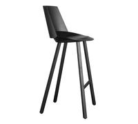 ST10 Jean Tabouret avec dossier H 106cm gris soie e15 - E15 ST10 JEAN RL H106 SILK