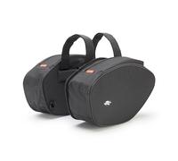 Kappamoto Paire de sacoches latérales ST100B Stryker extensible 30L Noir
