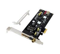 ST113 Carte son PCIe interne avec support à profil bas SSS1700 Puce 16/24 bits Adaptateur numérique