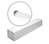 ST3 NOMASTYL Moulure de plafond - 10 pièces (20 m) - 75 x 75 x 2000 mm - NOËL & MARQUET - une marque de NMC - Polystyrène
