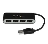 Startech.com hub usb 2.0 portable à 4 ports avec câble intégré - conce
