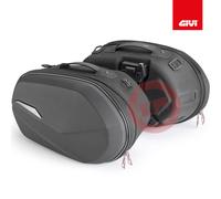 ST609 GIVI Sport T-Range Paire Sacoches Latérales Moto Extensibles 25+25LT