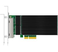 ST7419 Carte réseau Ethernet RJ45 2.5G 4 Ports avec contrôleur Intel 1226,Interface PCIE 3.0 X4,Compatible avec Windows 11/10/Windows Server/Linux/ESX/VMware ESXi