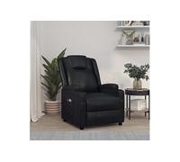 Sta-op-massagestoel kunstleer zwart3100329