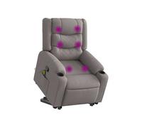 Sta-op-massagestoel verstelbaar stof taupe3310272