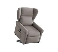 vidaXL Sta-op-stoel elektrisch verstelbaar stof taupe3303401 Taupe G