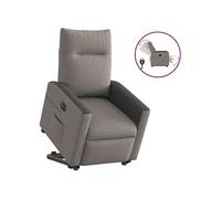 vidaXL Sta-op-stoel elektrisch verstelbaar stof taupe3324071 Taupe G