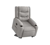 Vidaxl Fauteuil Inclinable Électrique Gris Nuage Tissu Gris