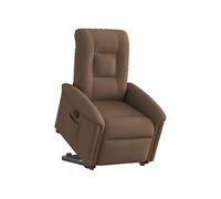 vidaXL Fauteuil inclinable Marron Tissu, Chaise inclinable, Fauteuil inclinable pour Personnes âgées, Fauteuil releveur électrique