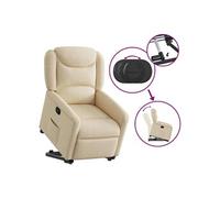 Sta-op-stoel verstelbaar stof crÃmekleurig3303202