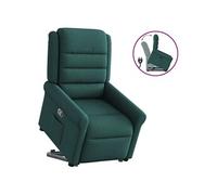 vidaXL Sta-op-stoel verstelbaar stof donkergroen3303320 Vert