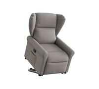 vidaXL Sta-op-stoel verstelbaar stof taupe3303381 Taupe G