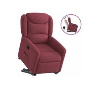 Vidaxl Fauteuil Inclinable Rouge Bordeaux Tissu Rouge