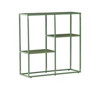 Staal Etagère bibliothèque 6 niveaux en Acier 80 x 26 x 164 cm Vert