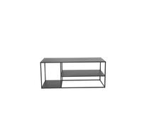 Staal Table d'angle avec plateau 120x50 cm, noir.