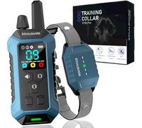 STAALGUARD Collier de Dressage pour Chien, sans Choc Électrique, Modes BIP, Vibration et Boost, Portée 3km, Ultra Compact, Rechargeable, Autonomie 30 Jours, Étanche IP67, Adapté à Tous Les Chiens