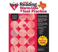 STAAR Reading Warm-Ups & Test Practice I For Children in Grade 4 I Cahier d'exercices tout inclus pour la préparation STAAR I Mini-leçons, pages de pratique, évaluations et tests pratiques