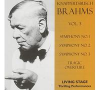 Staatskapelle Dresden, Knappertsbus - 1 OP.68, 2 OP.73, symphonie n°3 OP.90-Ouverture tragique OP.81 [Import]