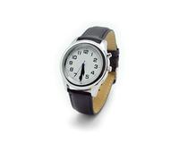 STAB HIGH TECH PARTS Montre à Fonction vocale STALK2 - Adaptée aux Personnes souffrant de Troubles visuels - Date/Heure en français - Alarme programmable, Fonction Calendrier - Sobre et élégante