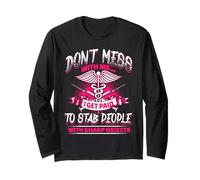 Stab People RN LVN Drôle infirmières Manche Longue