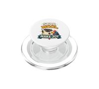 Stab Wool Make Joy T-Shirt pour Amateur de Moutons PopSockets PopGrip pour MagSafe