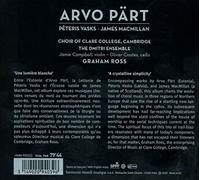 Stabat - Arvo Part James MacMillan & Peteris Vasks by Choir of Clare College