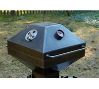 Stabico Module de grill pour réchaud à bois Rocket - 45 x 45 x 50 cm - Option module de gril