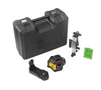 STABILA Laser lignes croisées système 12 V LAX 600 G, autonivellement, 3 lignes laser vertes à 360°, portée maxi : 40 m, mallette de transport, support universel et mural (sans batterie ni chargeur)