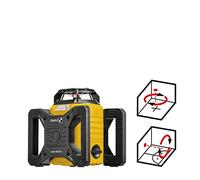 STABILA laser rotatif LAR 160, set de 5 pièces, autonivellement, précision de nivellement élevée ± 0,1 mm/m, étanche à l'eau et à la poussière selon IP 65,