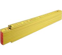 Stabila mètre pliant en bois Type 707, 2 m, jaune, échelle métrique, 01304