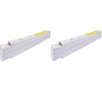 Stabila Metro madera 417 2m Multicolore (Lot de 2)