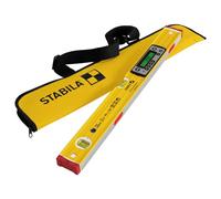 Stabila TECH 196M DL 19823 Niveau à bulle numérique avec aimant, avec système anti-glissement, avec sacoche 61 cm 0.5 mm/m