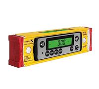 STABILA Niveau à bulle numérique TECH 196 DL, 23 cm, étanche eau et poussière IP 67, 2 écrans numériques, sans étalonnage, affichage : °,%, mm/m, in/ft, poche
