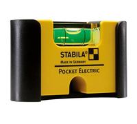 STABILA Niveau électrique Type 70 Electric, 43 cm, profilé léger en aluminium, 1 fiole horizontale, 1 fiole verticale, trous de marquage, Made in Germany