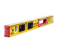 Stabila Niveau Type 196-2 LED – 61 cm, aluminium extra-rigide, fiole H/V LED, poignée, antidérapant