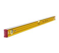 STABILA Niveau Type 96-2, 122 cm, profilé aluminium extra-rigide, 1 fiole horizontale, 2 fioles verticales, embouts amortisseurs, antidérapants intégrés, Made in Germany