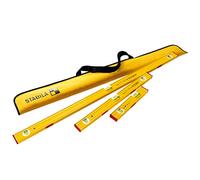 STABILA PRO SET 80 ASM, 4 niveaux à bulle magnétiques : 120cm/60cm/30cm, alu renforcé, système d'aimants extra fort, antidérapants, Made in Germany