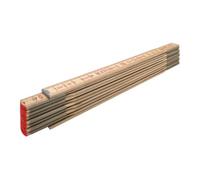 STABILA STABILA Règle pliante en bois Type 607 N-S 2 m de fines lattes, couleur naturelle, échelle métrique Quantité:1
