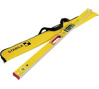 Stabila TECH 196 DL 19826 Niveau à bulle numérique avec système anti-glissement, avec sacoche 122 cm 0.5 mm/m