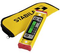 Stabila TECH 196 DL 19831 Niveau à bulle numérique avec système anti-glissement, avec sacoche 23 cm 0.5 mm/m
