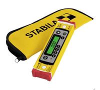 Stabila TECH 196 DL 19831 Niveau à bulle numérique avec système anti-glissement avec sacoche 23 cm 0.5 mm/m