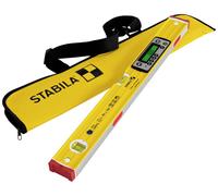 Stabila TECH 196M DL 19823 Niveau à bulle numérique avec aimant, avec système anti-glissement, av
