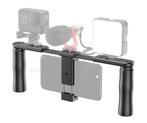 STABILISATEUR - ACOBJ - Plate-forme vidéo portable à double poignée pour Smartphone
