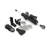 Stabilisateur Amortisseur Direction Moto pour Aprilia RS-660 RS660 2021-2023 Commande Linéaire Inversée Sécurité Réglable CNC Amortisseurs Stabilisateurs Kit Support Montage(Ensemble 21)